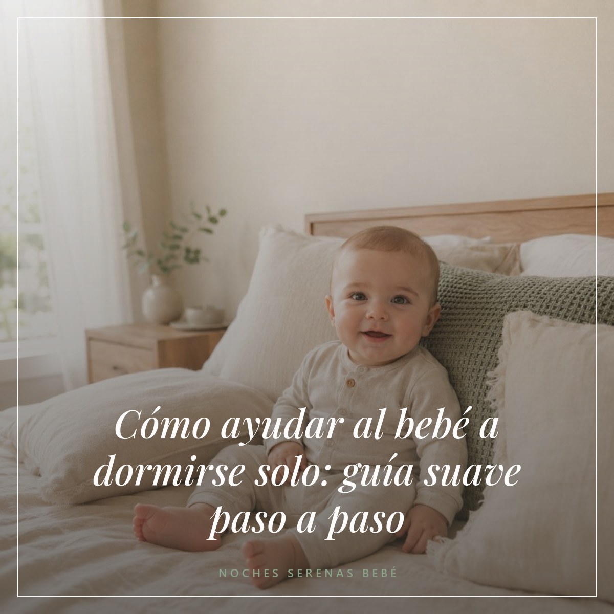 Cómo ayudar al bebé a dormirse solo: guía suave paso a paso